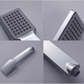 High-Pressure Square Shower Head – Universal Handheld Shower